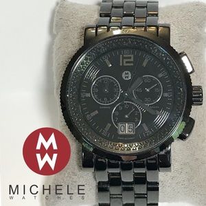 Michele Black Diamond Sport Sail Noir Chrono watch